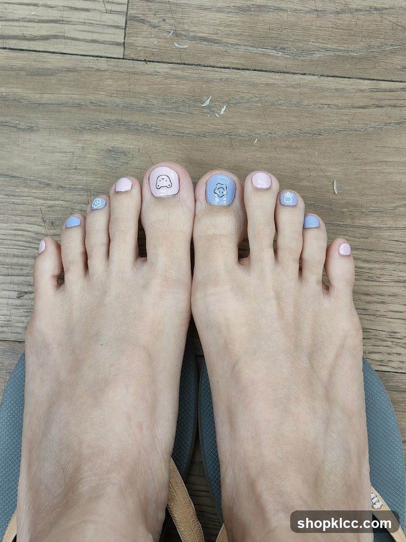 Pedicure with Cute Designs