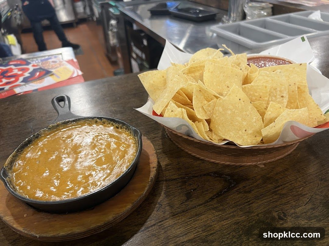 Chips and Queso Dip