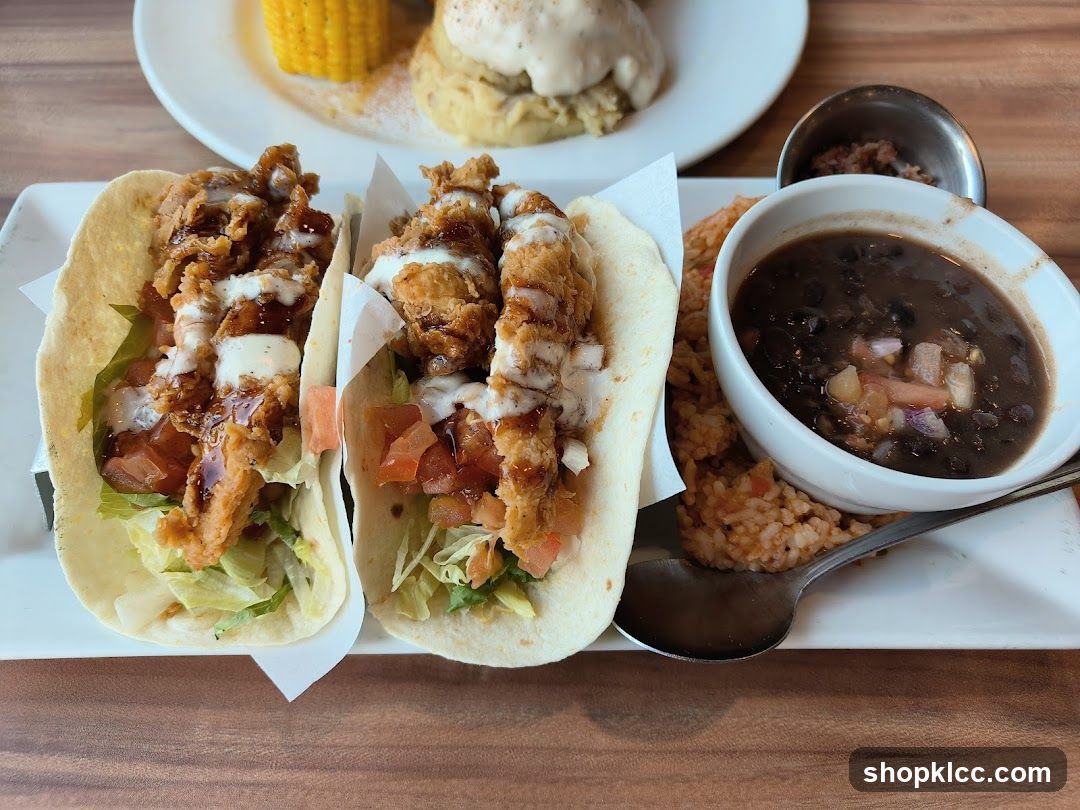 Crispy Fish Tacos with Sides