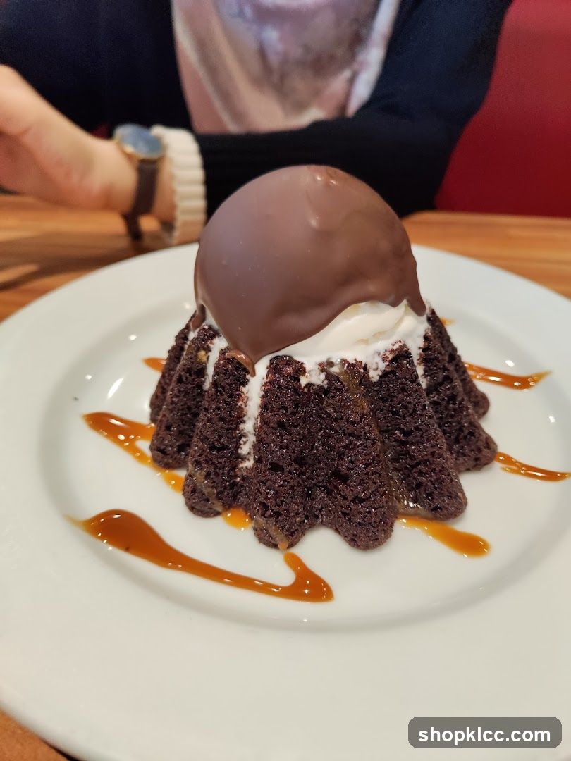 Chocolate Lava Cake with Ice Cream