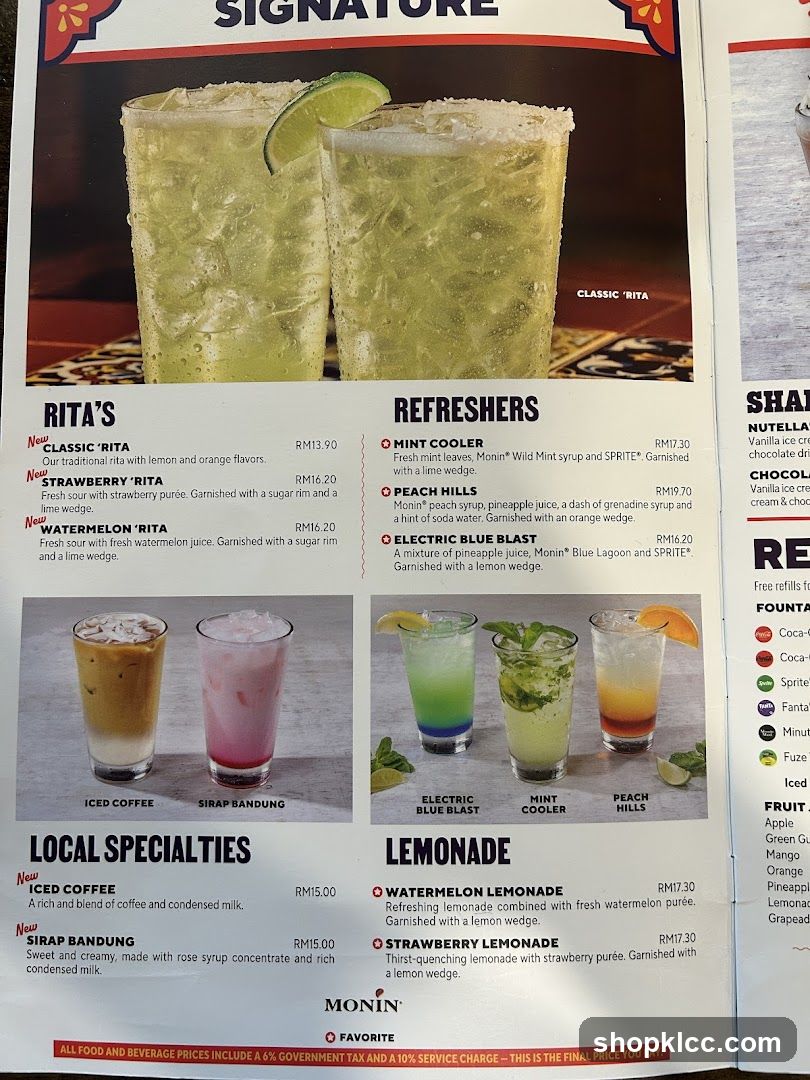 Signature Drinks