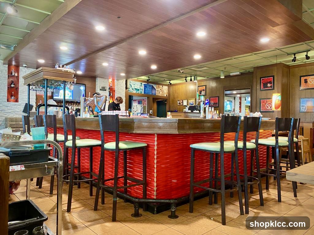 Bar Interior with Stools