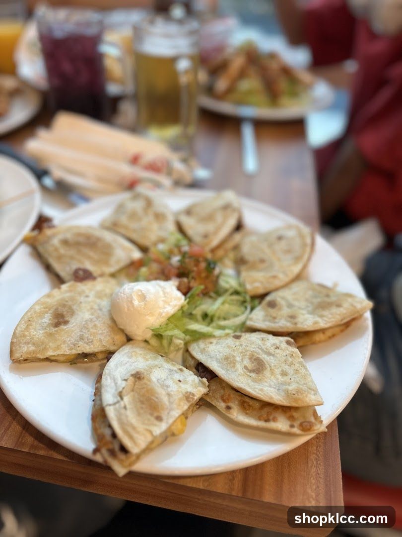 Quesadillas with Sides