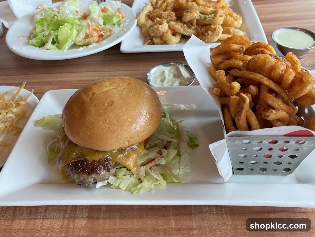 Burger and Fries