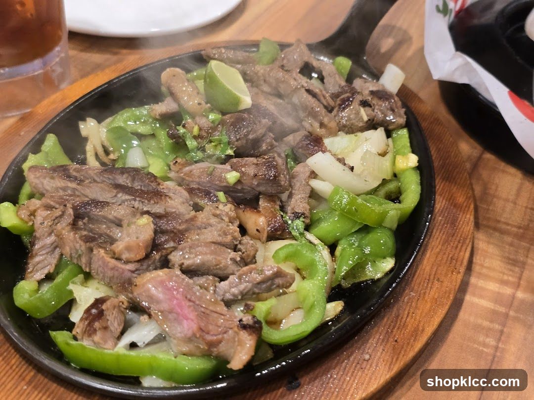 Sizzling Steak Fajitas
