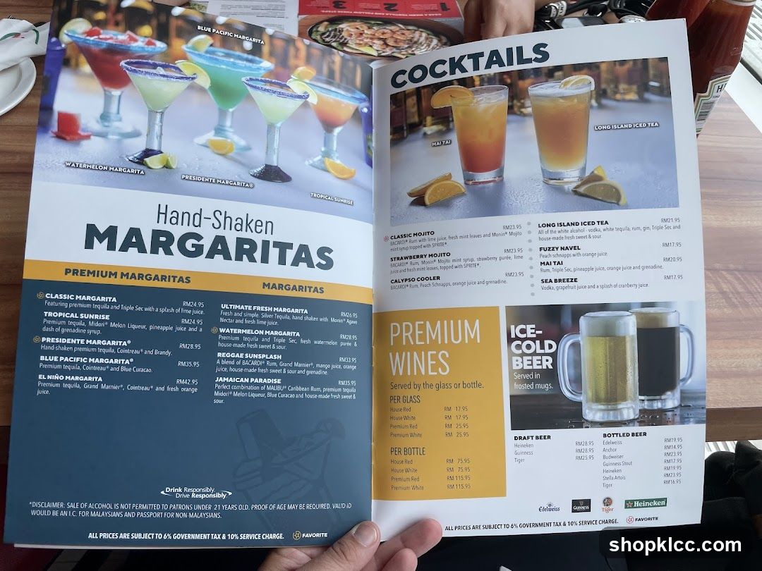 Hand-Shaken Margaritas & Cocktails