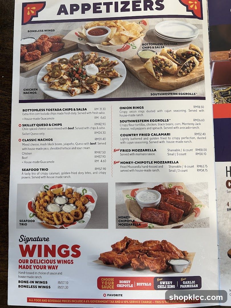 APPETIZERS