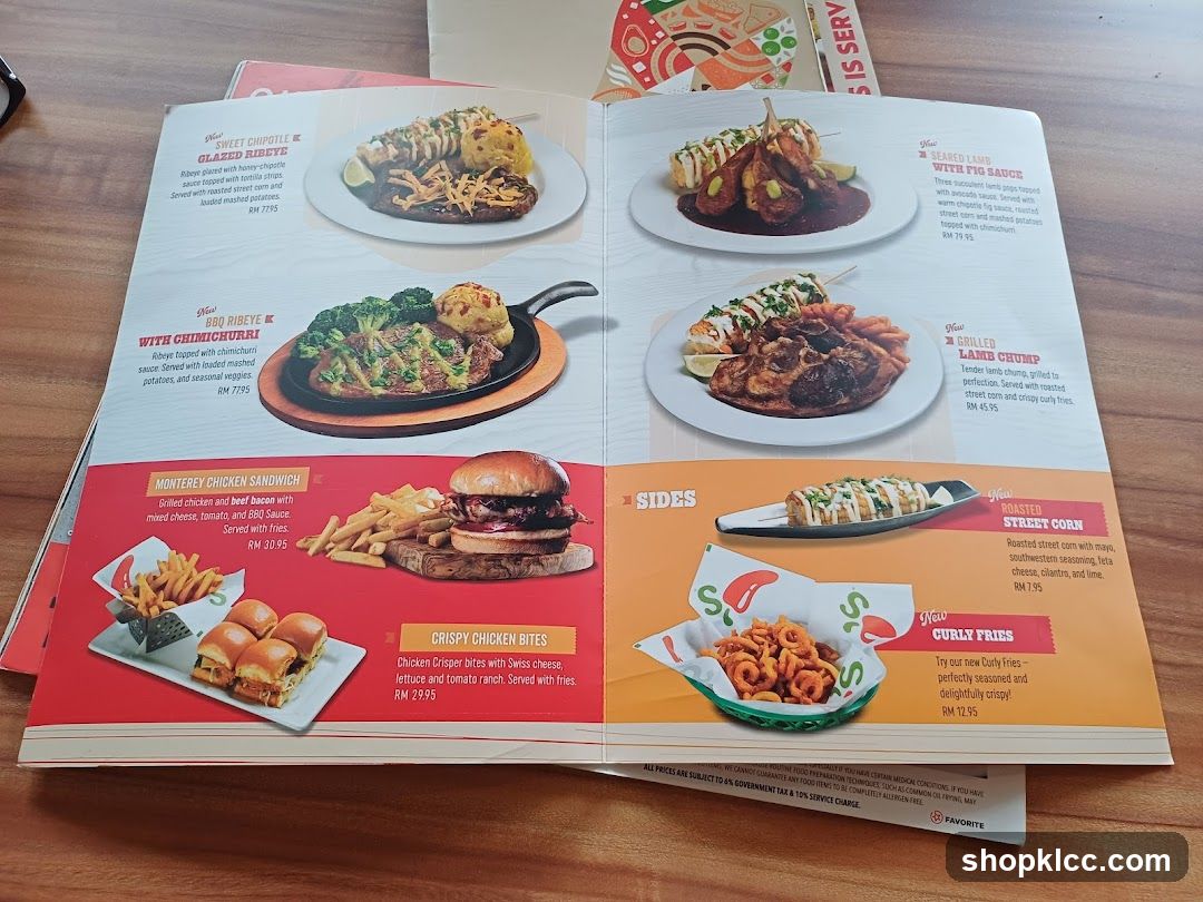 Chili's Menu