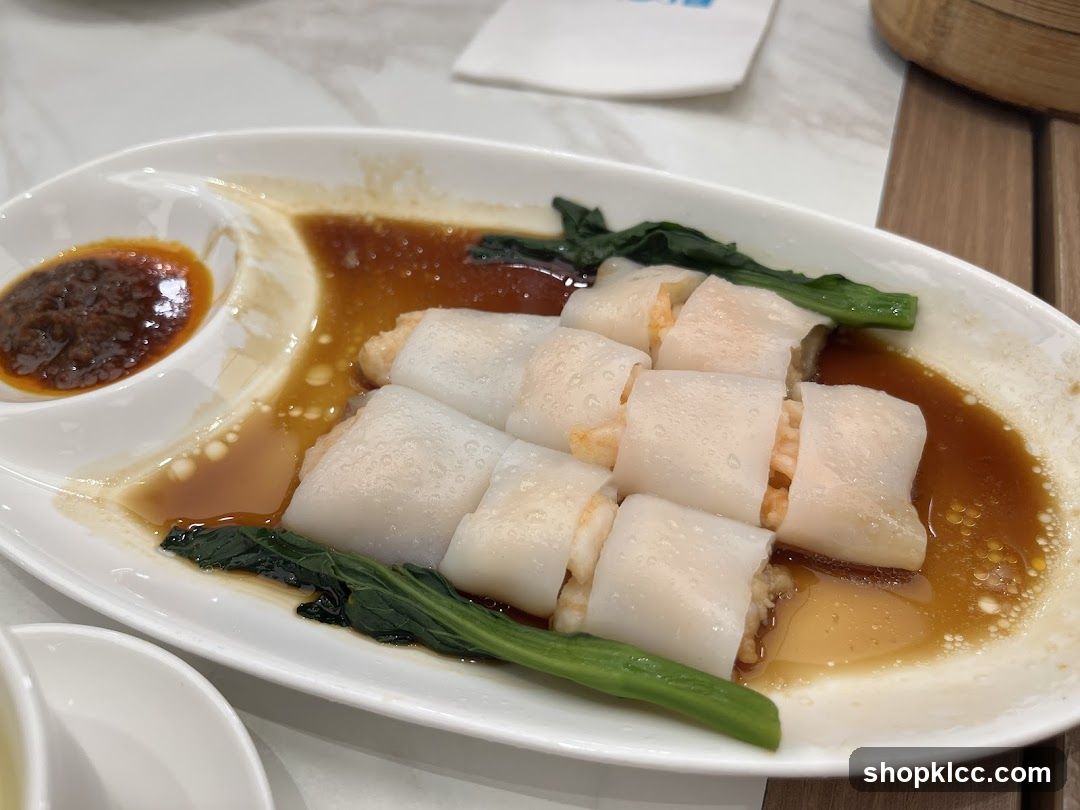 Shrimp Rice Noodle Rolls