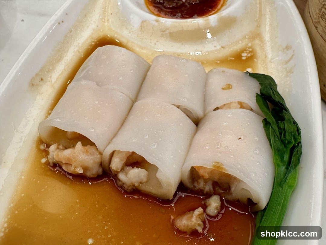 Shrimp Rice Noodle Rolls