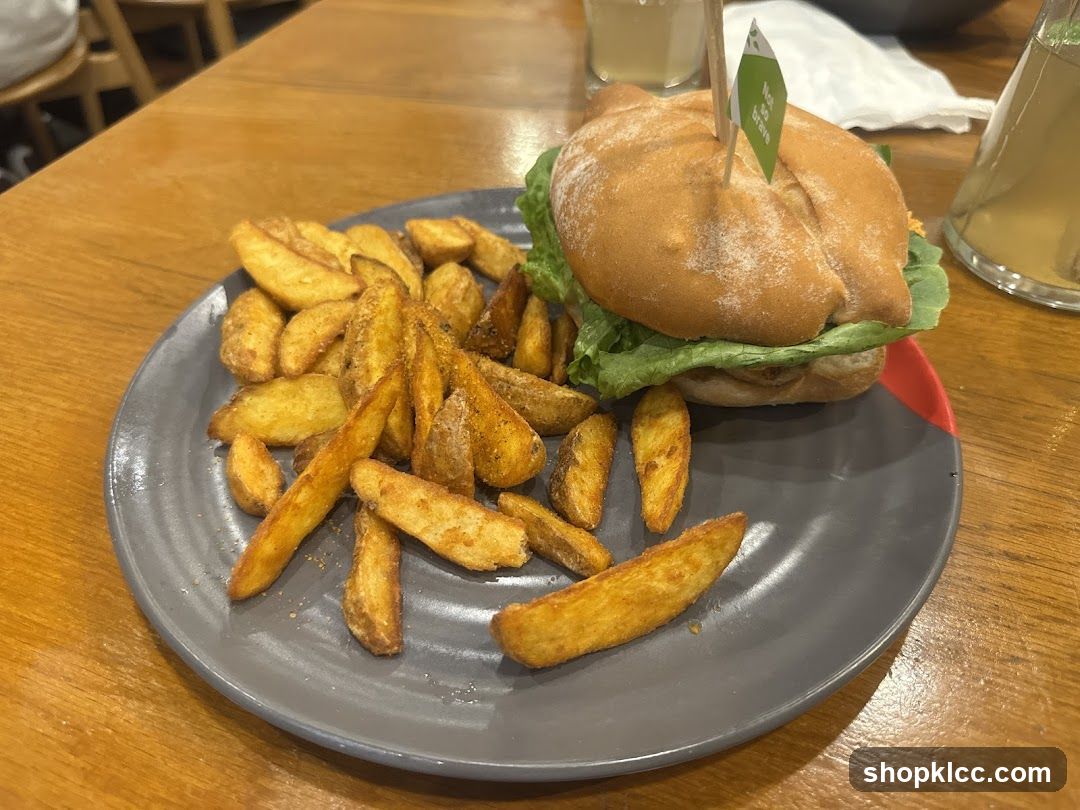 Burger and Fries