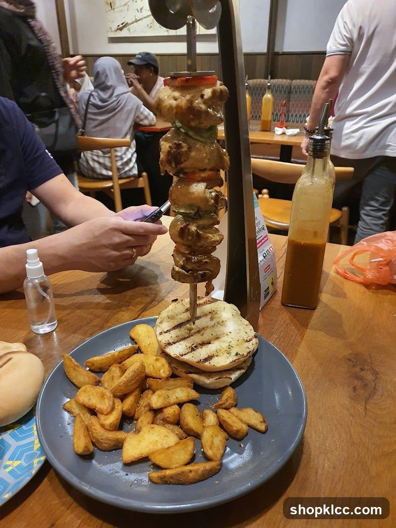 Vertical Skewer Meal