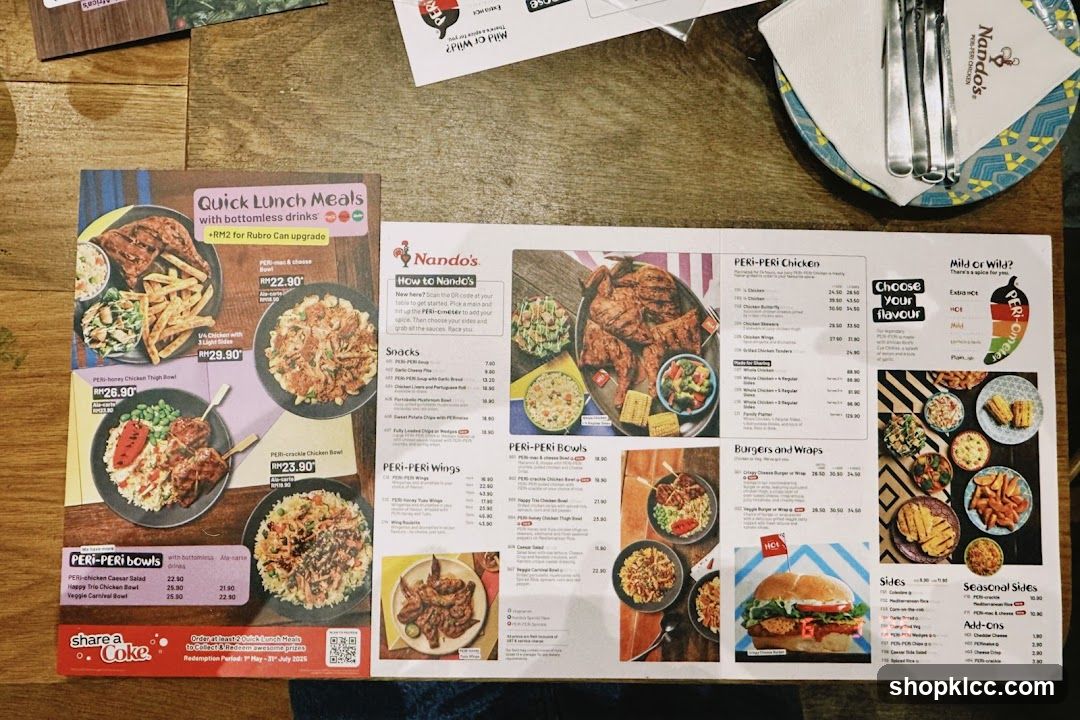 Nando's Menu