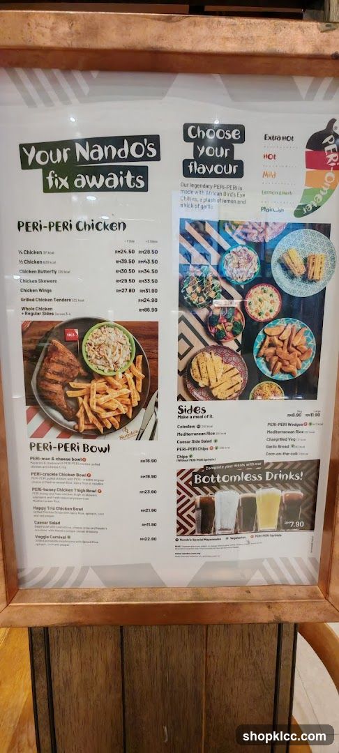 Nando's Menu