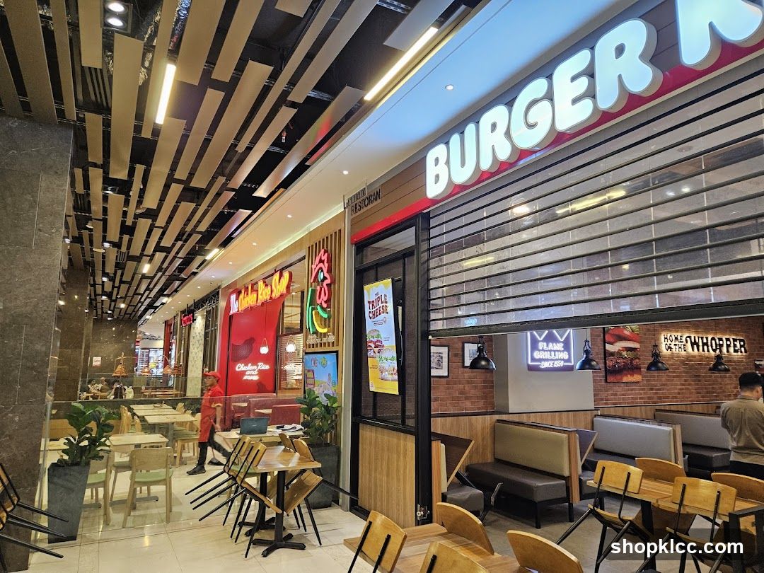Burger King and The Chicken Rice Shop Interior