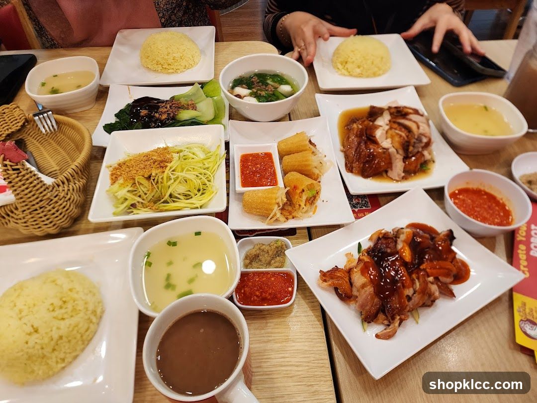 Hainanese Chicken Rice Meal