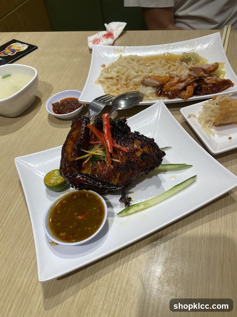 Roasted Chicken and Noodles