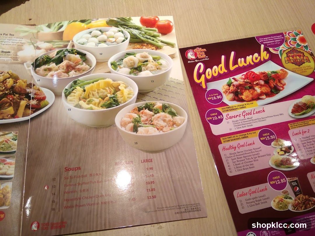 Good Lunch Menu