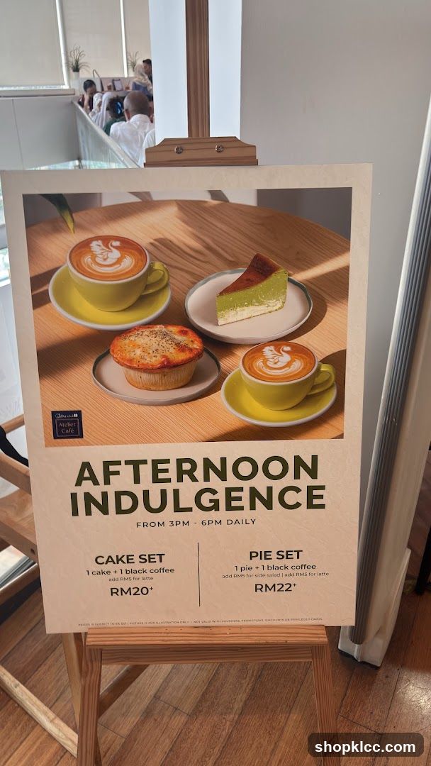 Afternoon Indulgence Menu