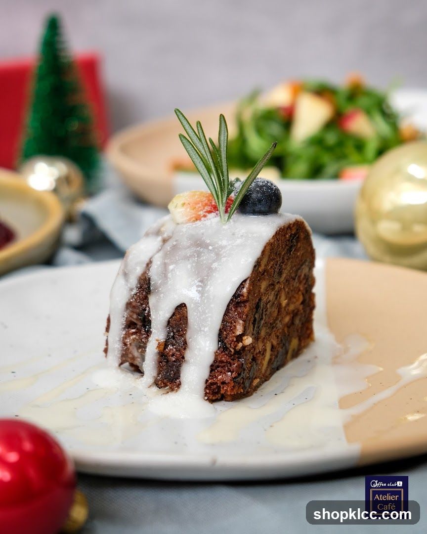 Christmas Fruitcake Slice