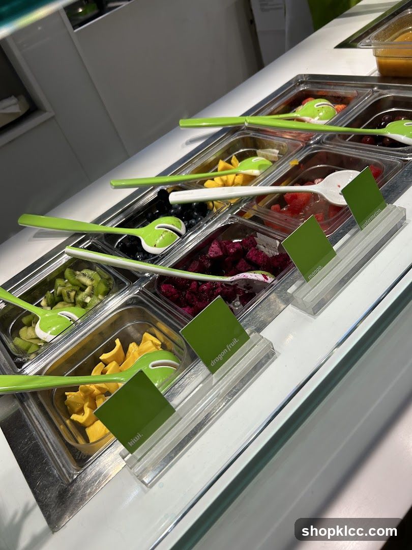 Fruit Toppings Bar