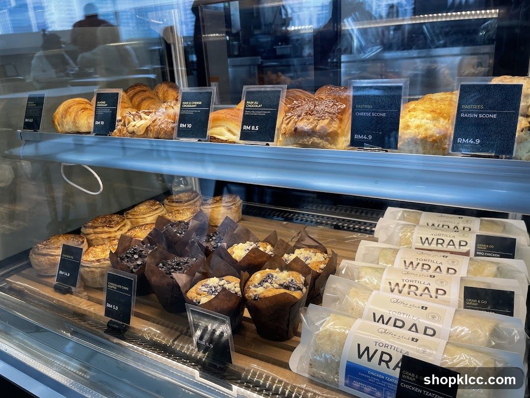 Pastries and Wraps Display