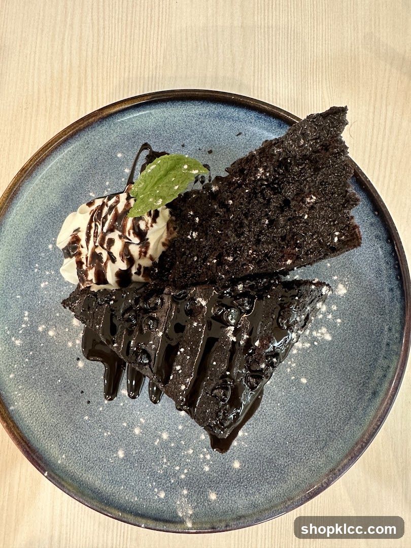 Chocolate Cake with Whipped Cream