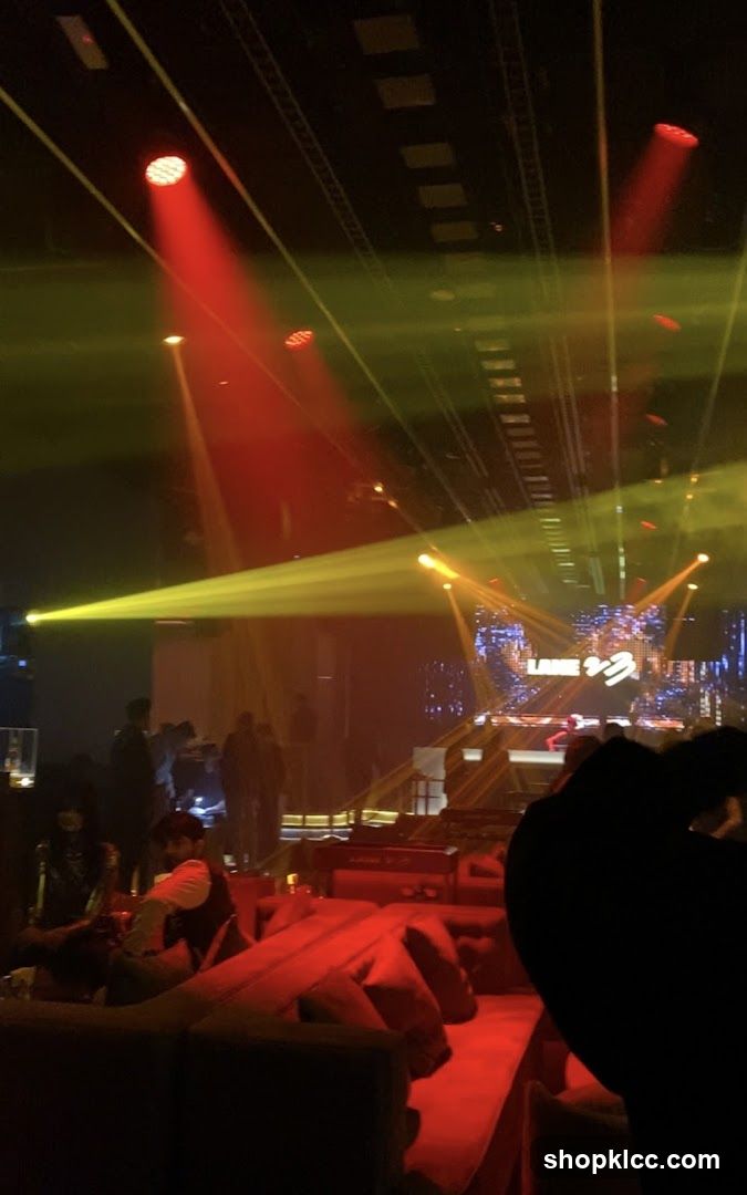 Nightclub with DJ and Lights