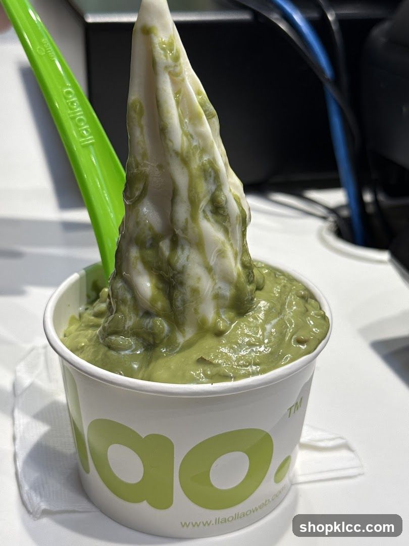 Matcha Swirl Soft Serve