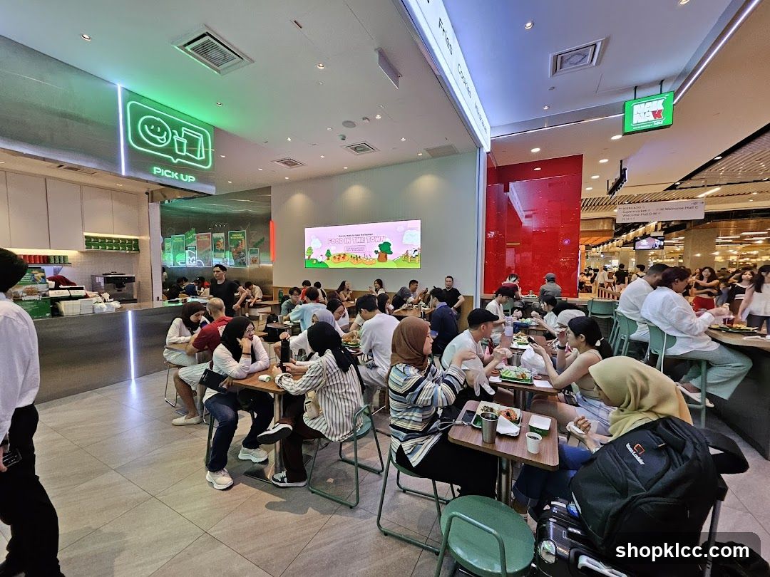 Busy Food Court