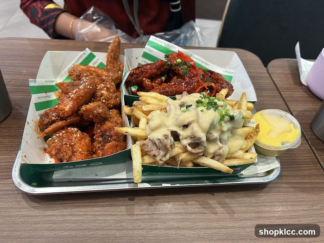 Fried Chicken and Fries