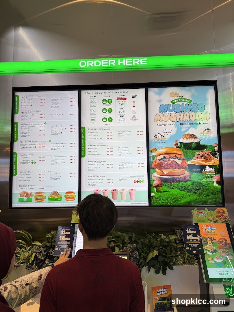 NakNak Menu