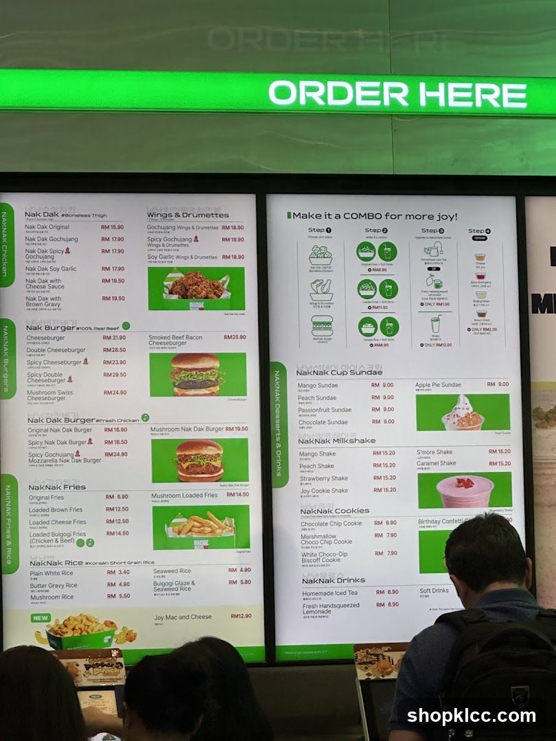NakNak Chicken Menu