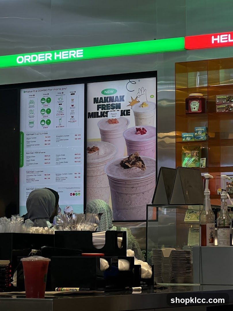 Order Counter with Menu