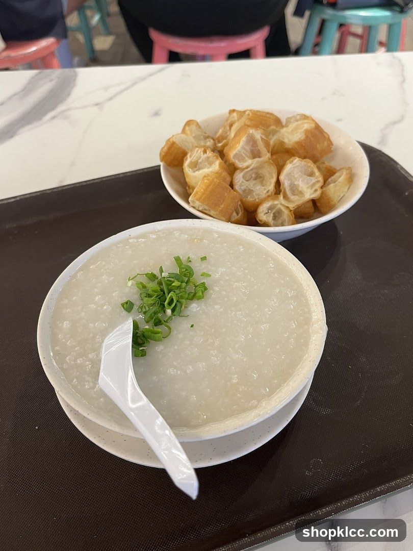 Congee and Fried Dough Sticks