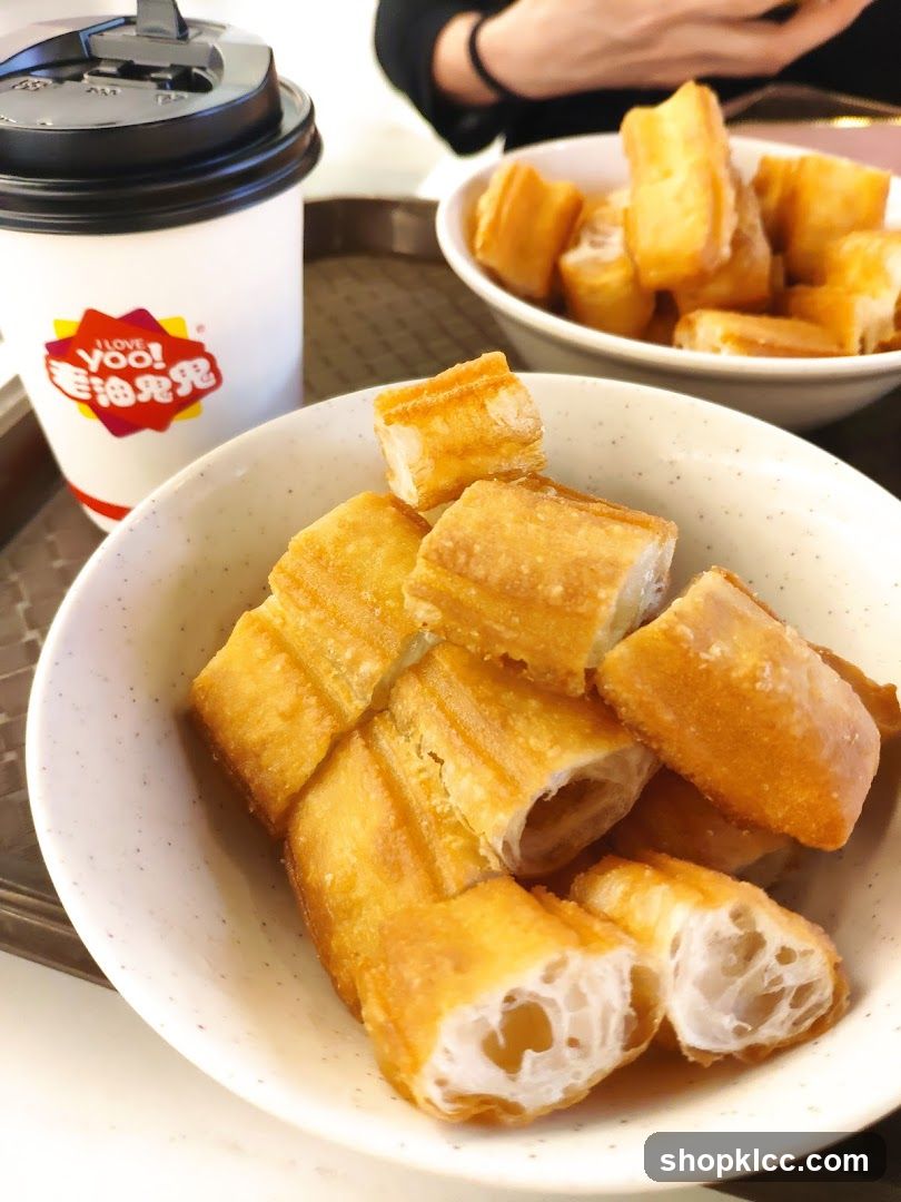 Fried Dough Sticks and Drink