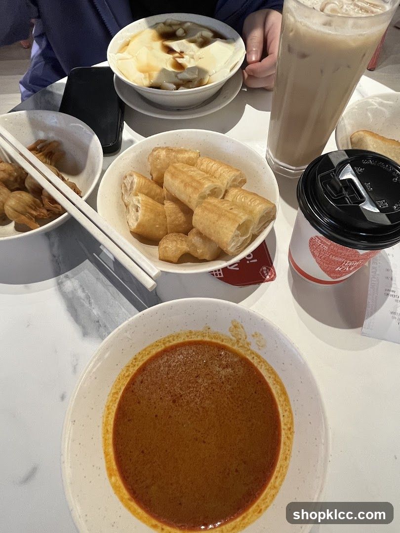 Table with Food and Drinks