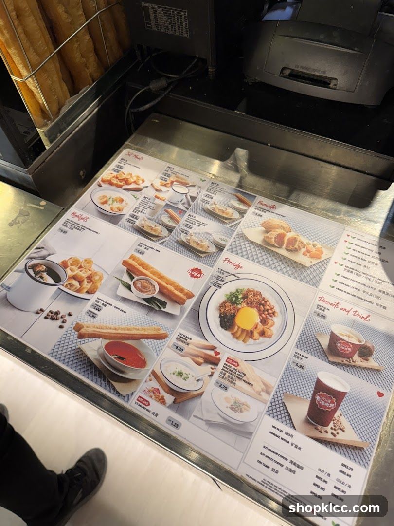 Sit Ma's Menu