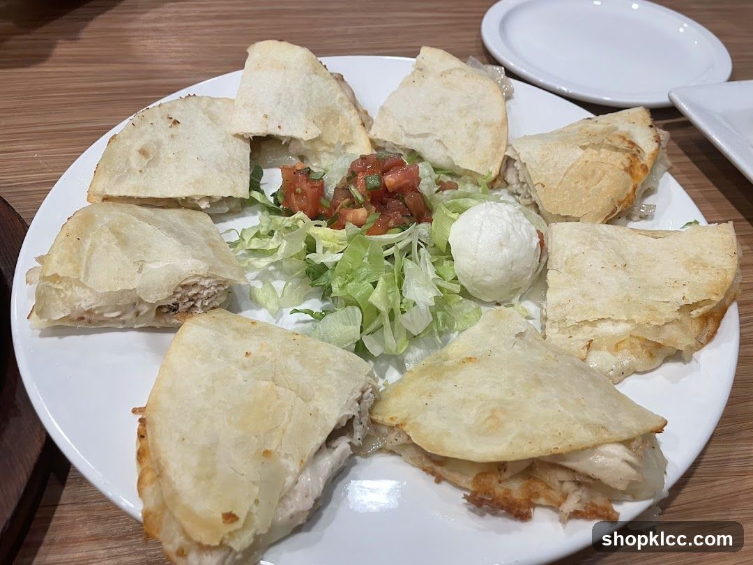 Chicken Quesadillas