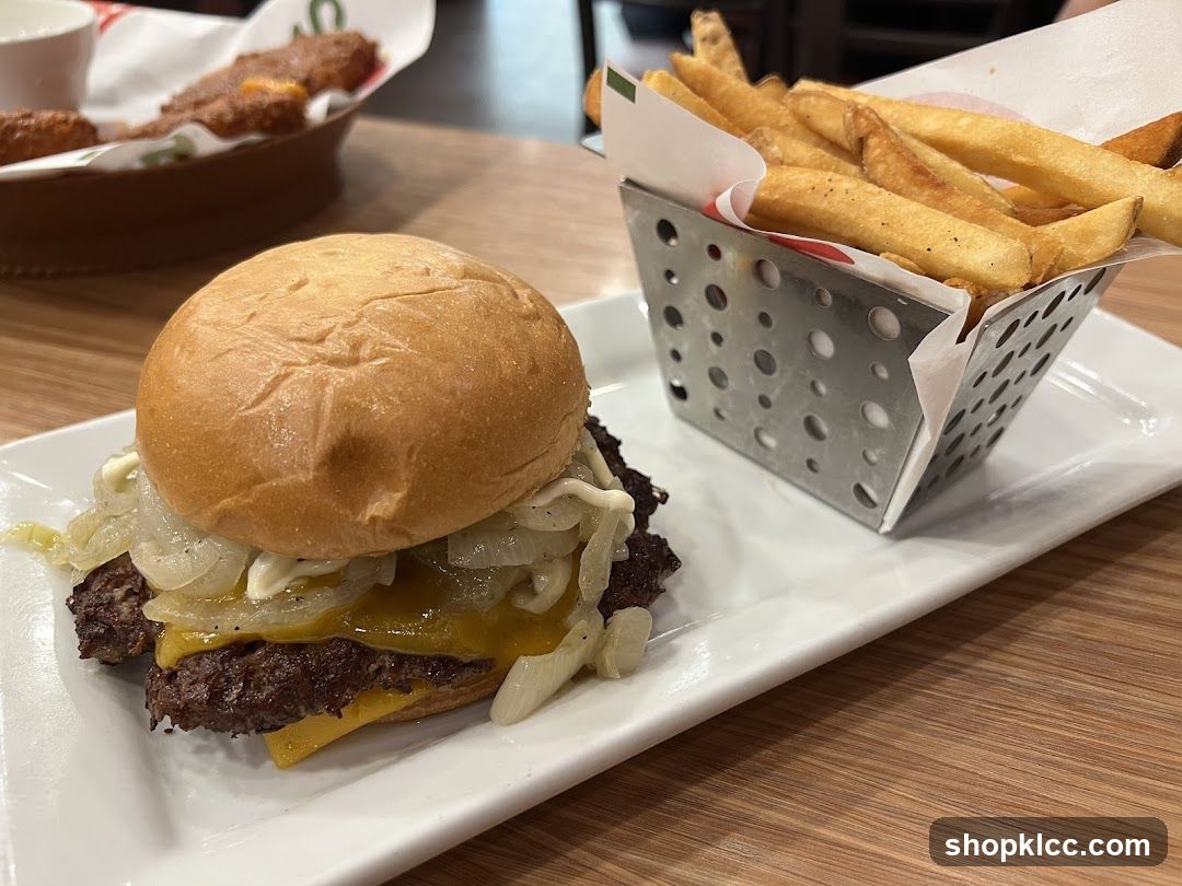 Burger and Fries