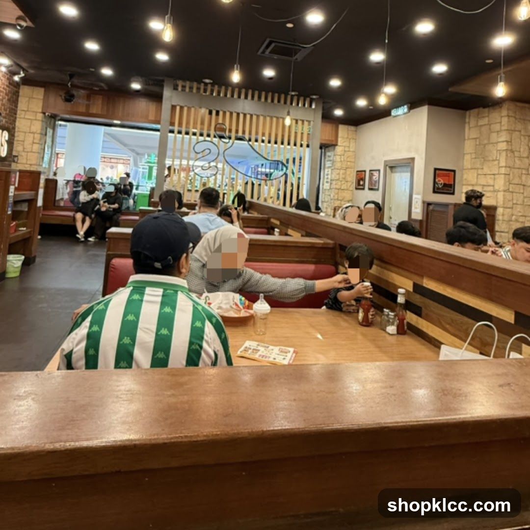 Restaurant Interior with Diners
