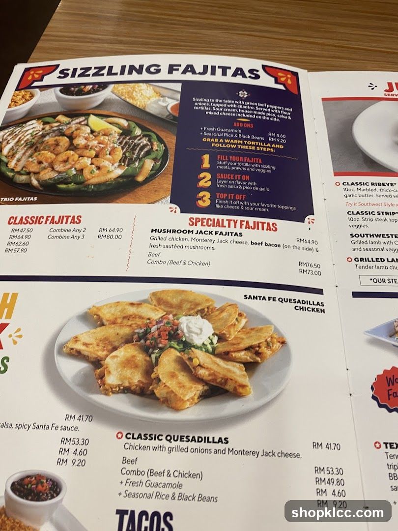 SIZZLING FAJITAS