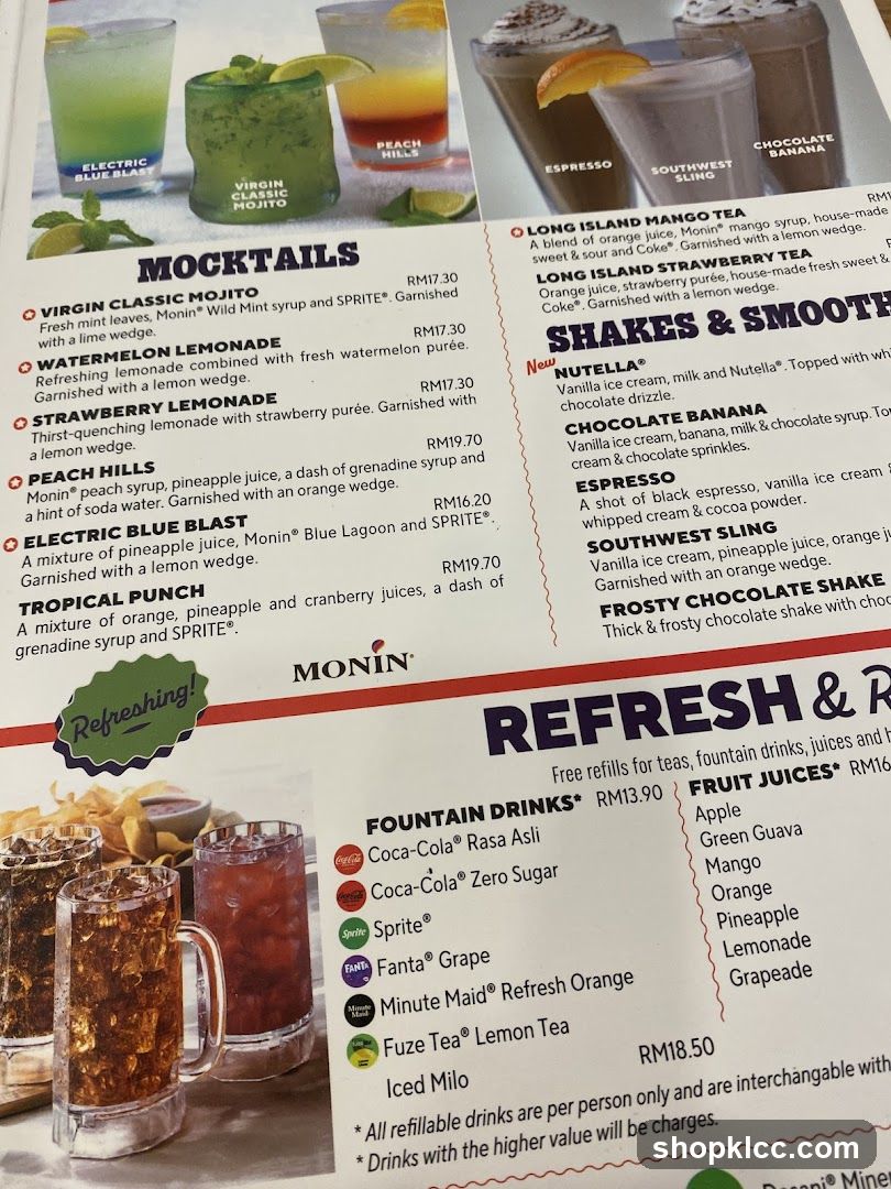 Mocktails, Shakes & Smoothies, Refresh & R