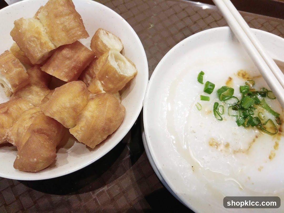 Congee and Fried Dough Sticks