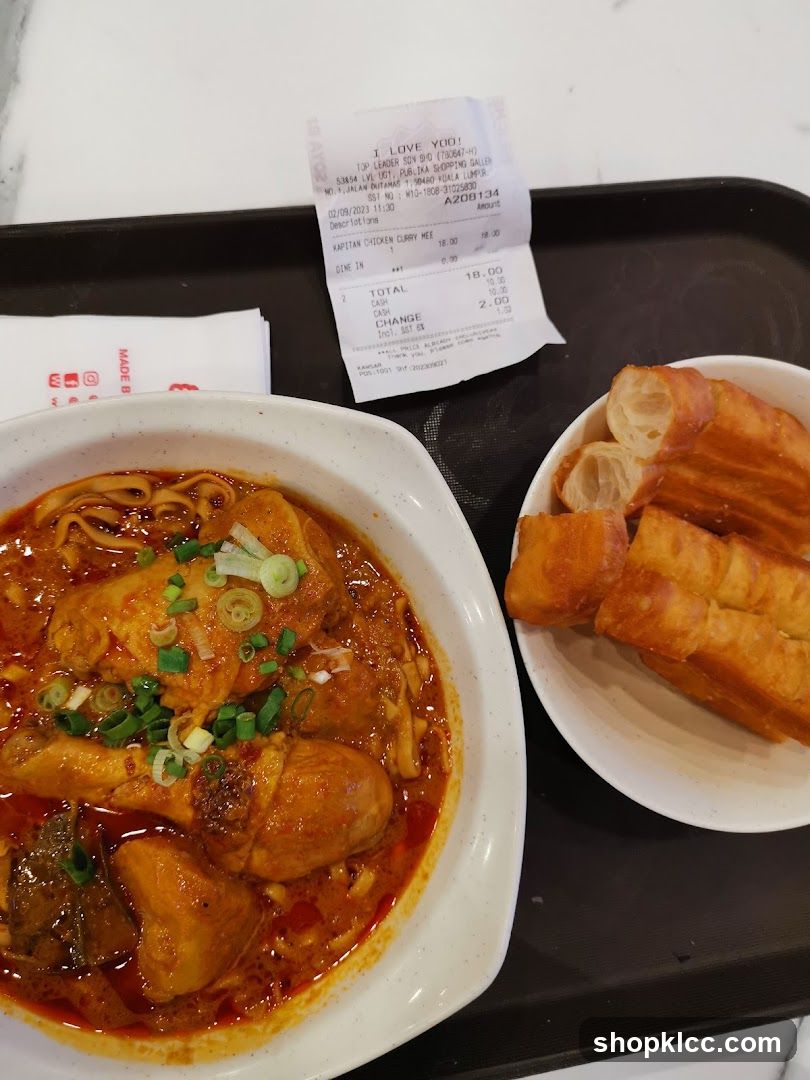 Curry Mee and Fried Dough Sticks