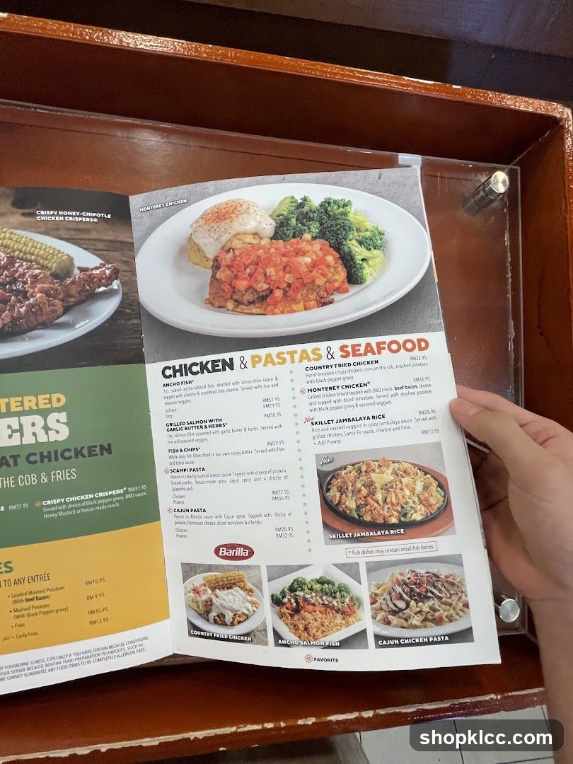 CHICKEN & PASTAS & SEAFOOD
