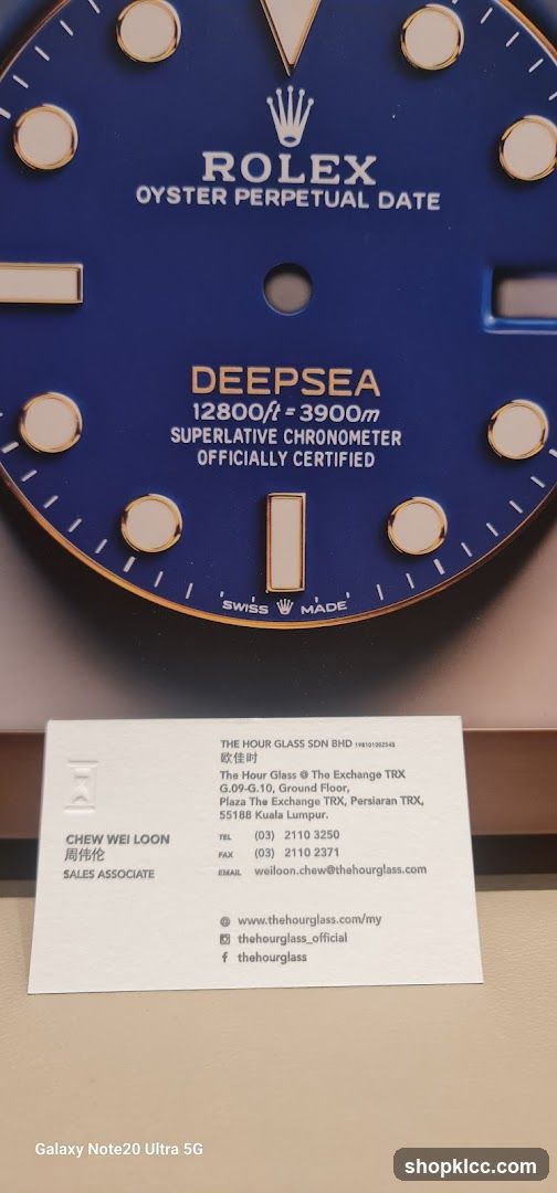Rolex Deepsea Watch Face