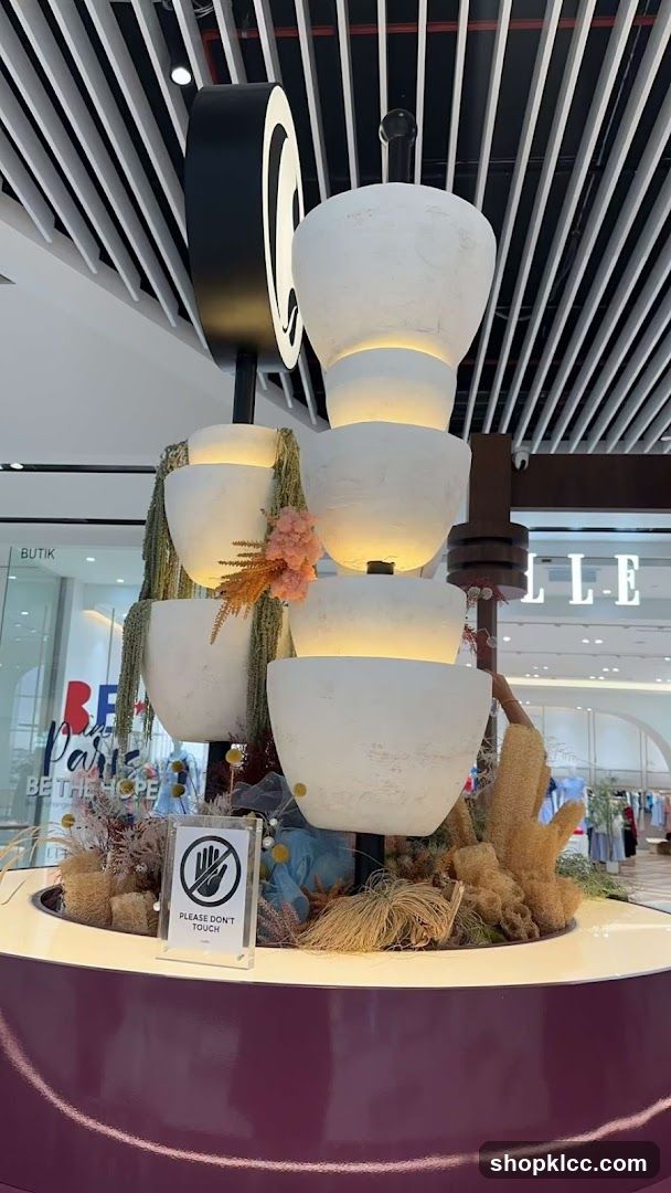 Decorative Display with Sign