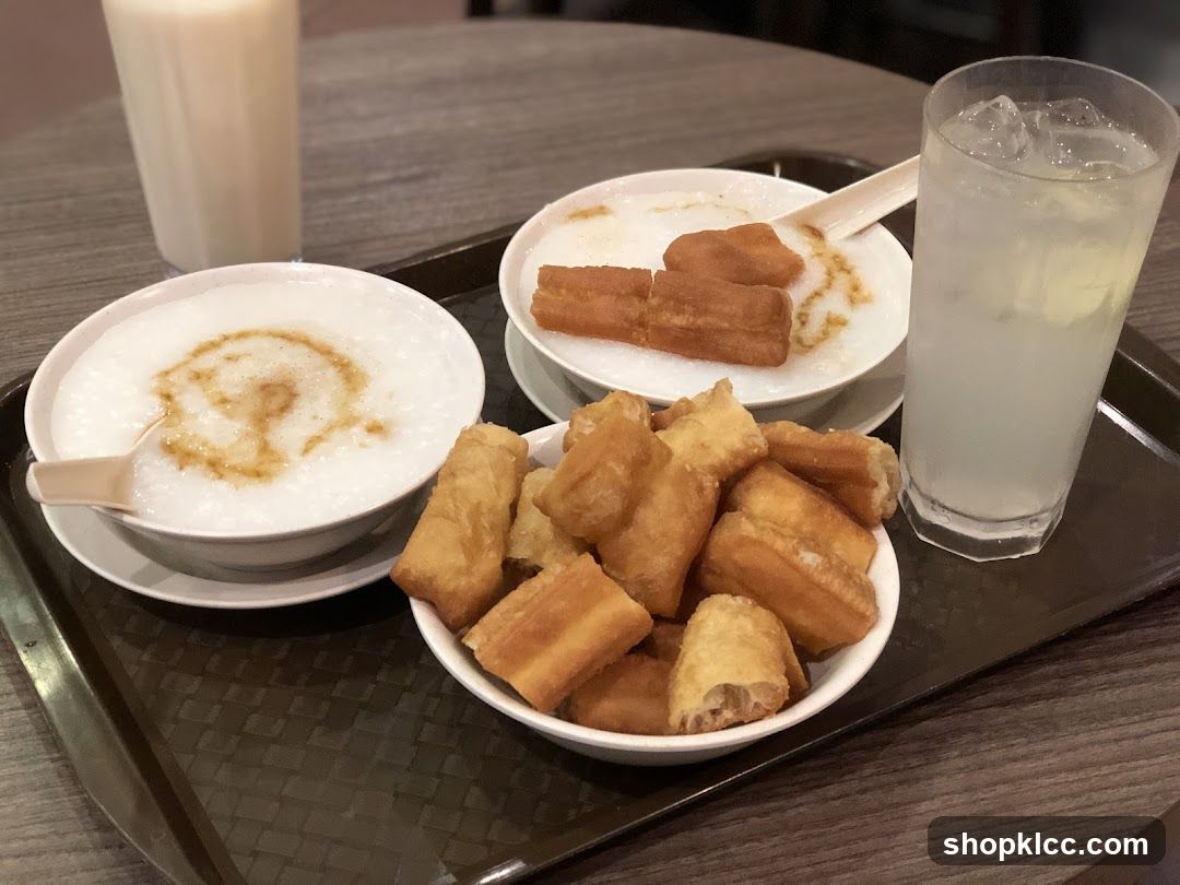 Congee and Fried Dough Sticks