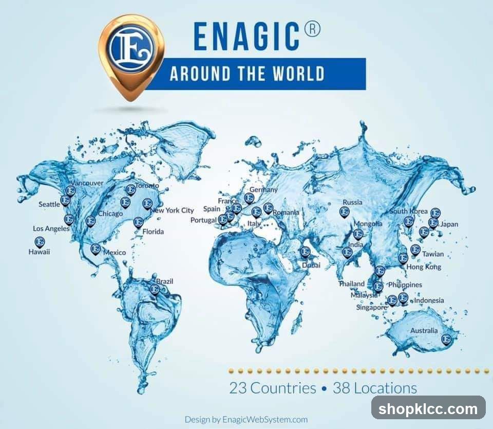 Enagic Around The World Map